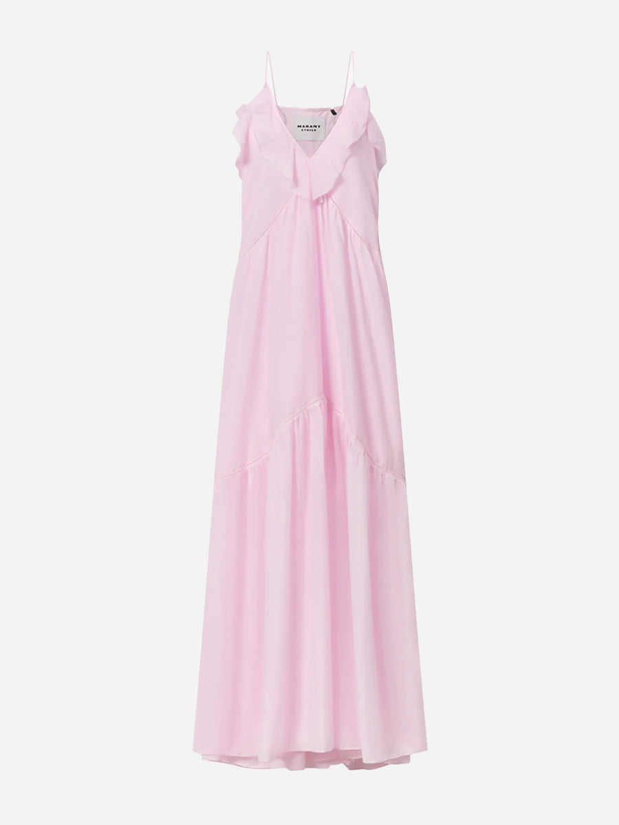 Isabel Marant Vasma Dress in Light Pink