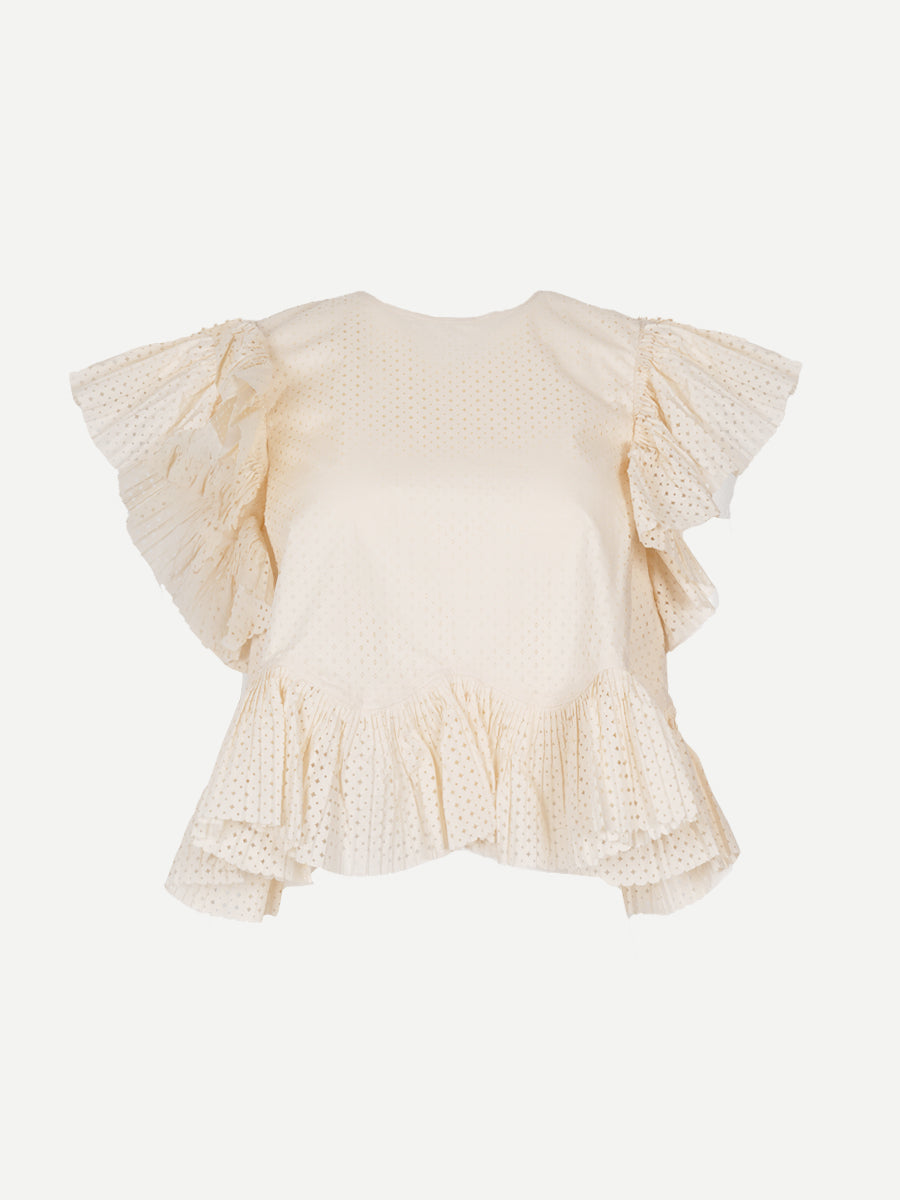 Ulla Johnson Veasna Top in Cowrie
