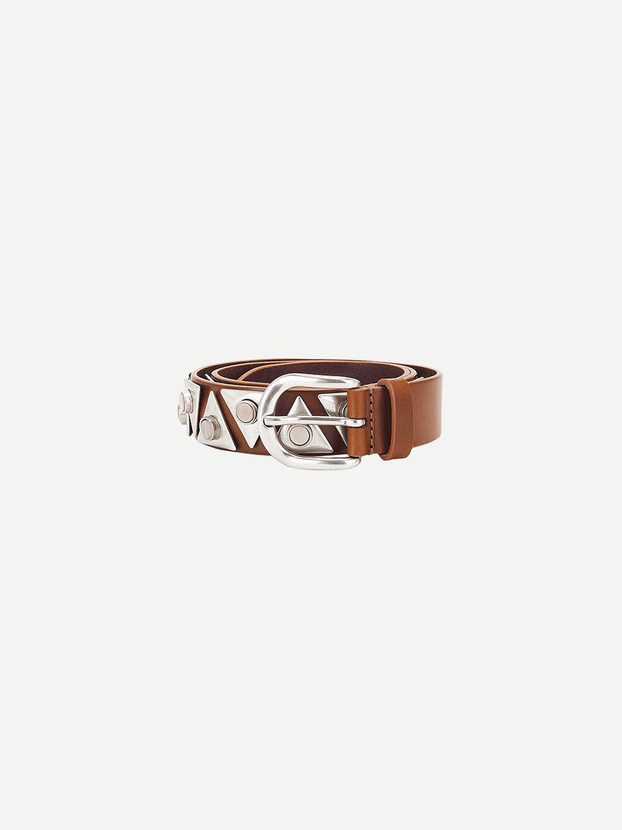 Veliana Belt in Natural/Silver