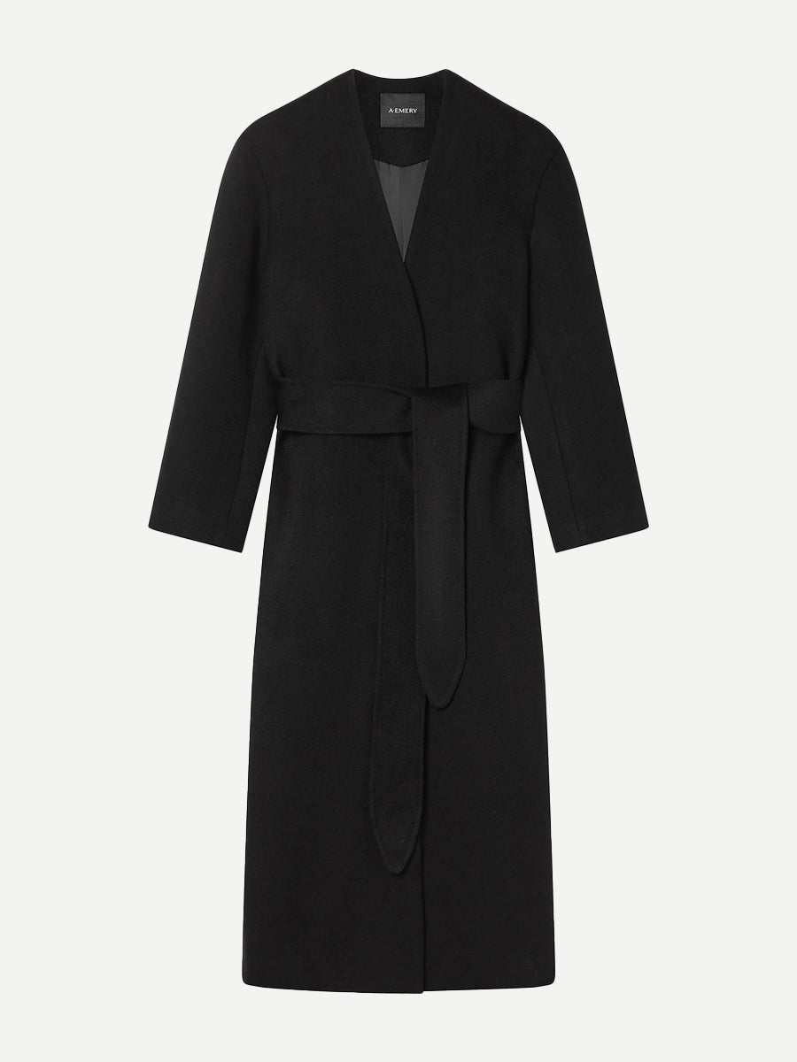 The Veronique Coat in Black