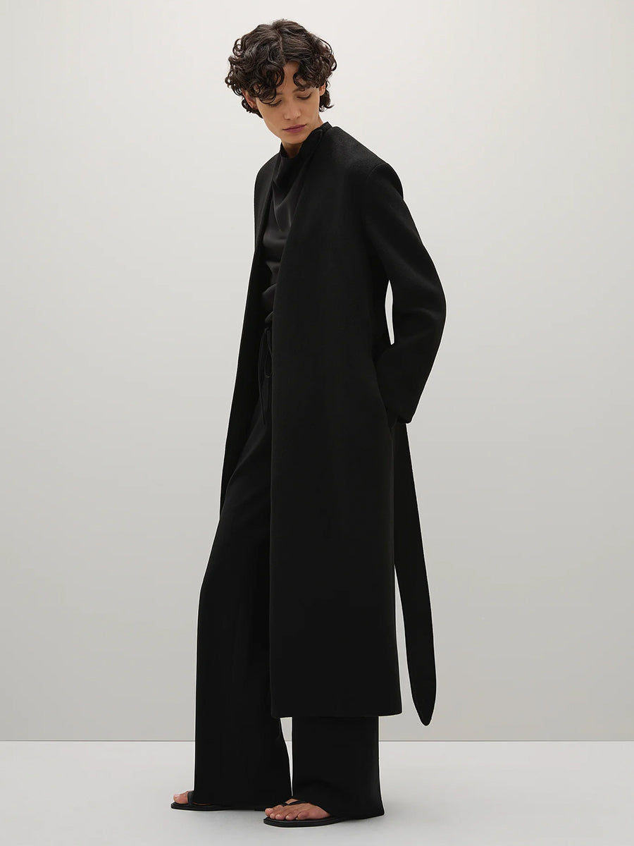 The Veronique Coat in Black
