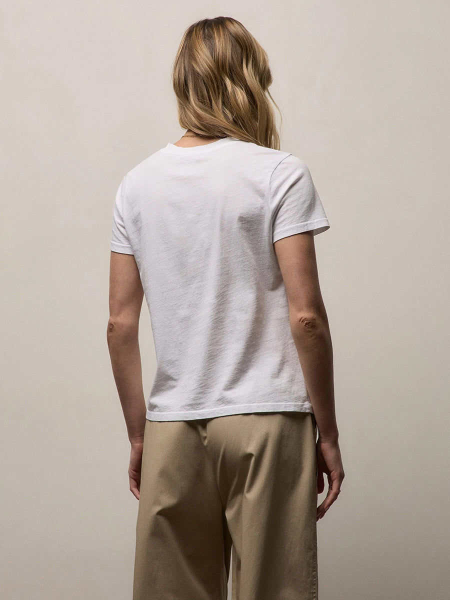 Vintage Little Boy Tee in White