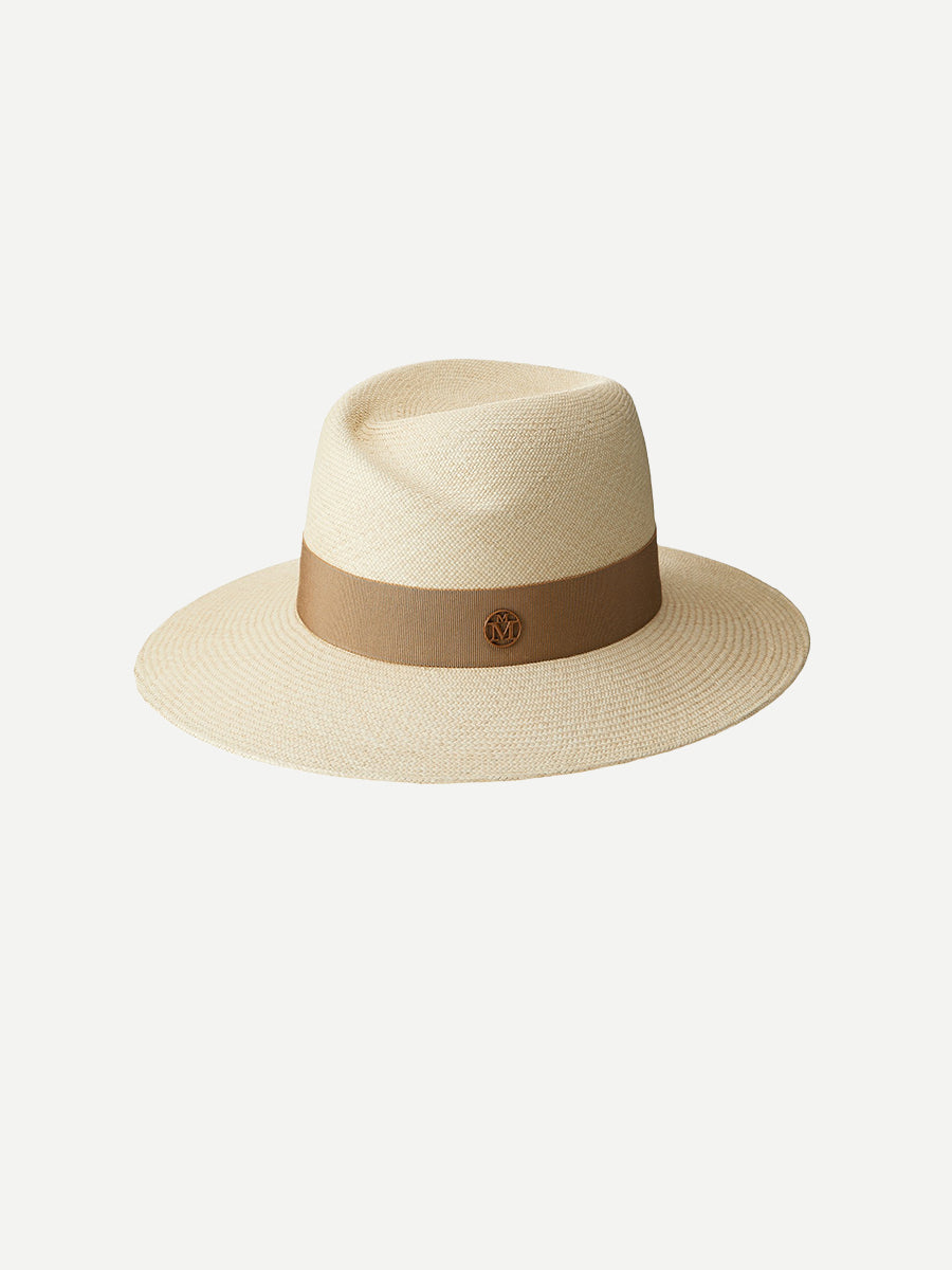 Maison Michel | Virginie Hat Straw Hat in Beige