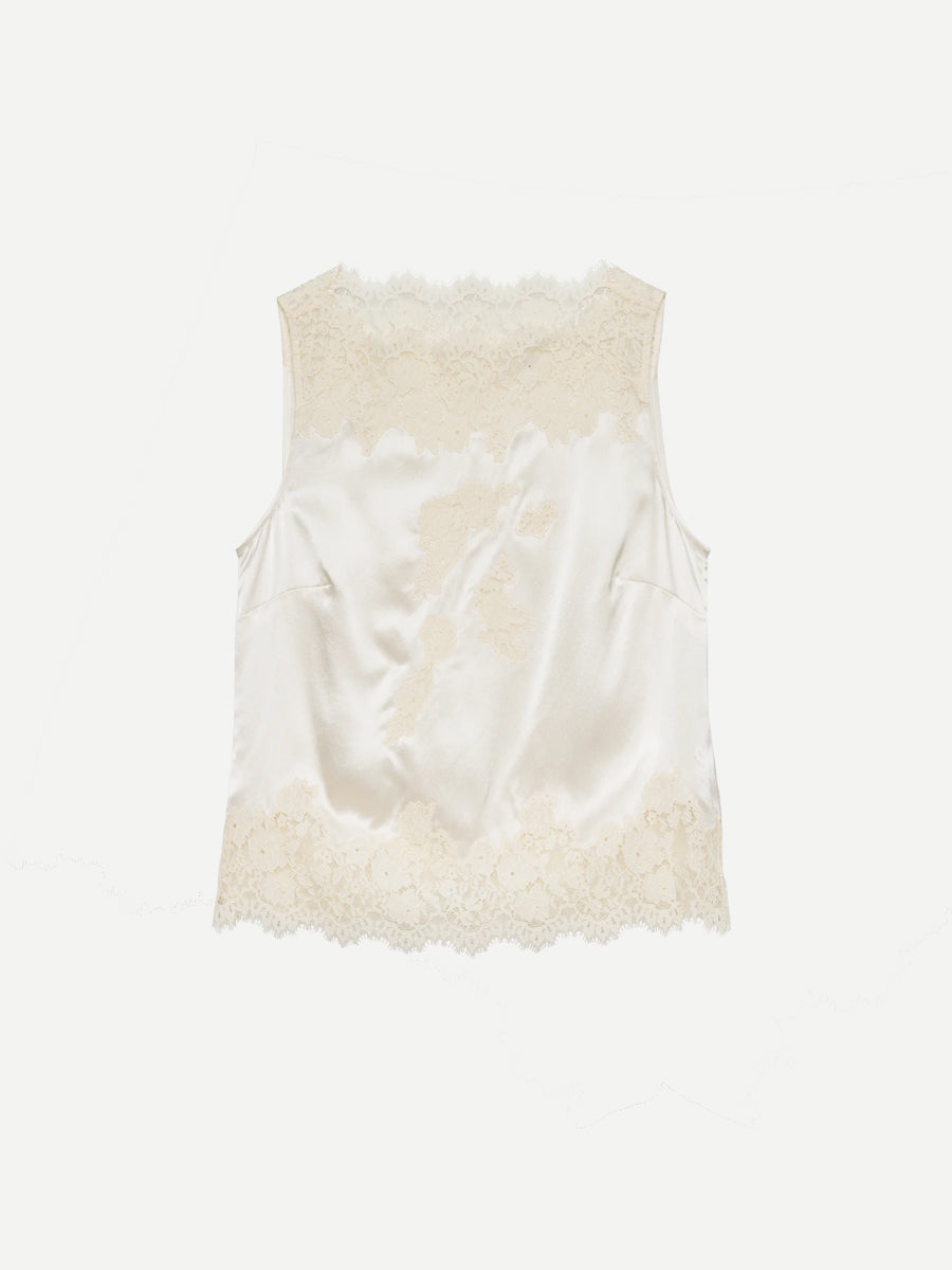 Viviane Top in Sea Salt