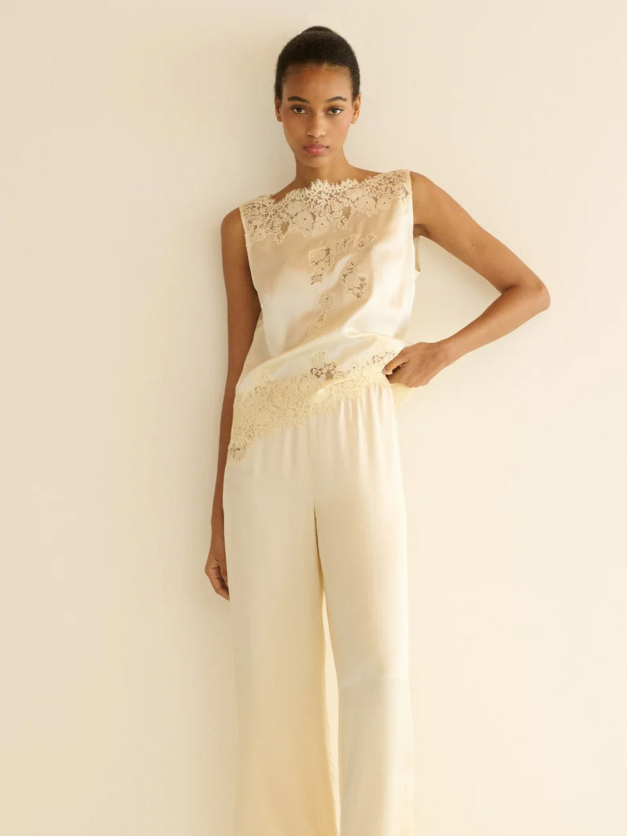 Viviane Top in Sea Salt