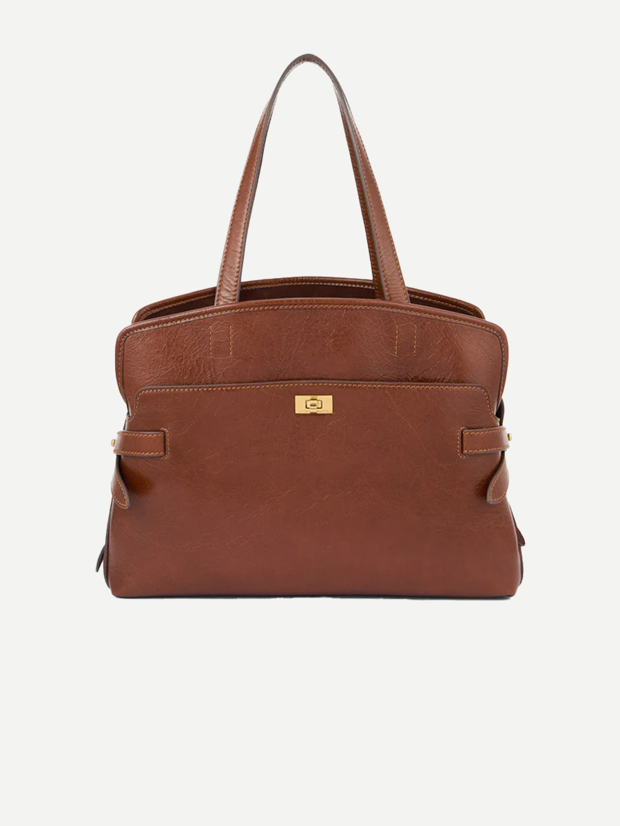 Anya Hindmarch | Wilson Shoulder Bag in Dark Cedar