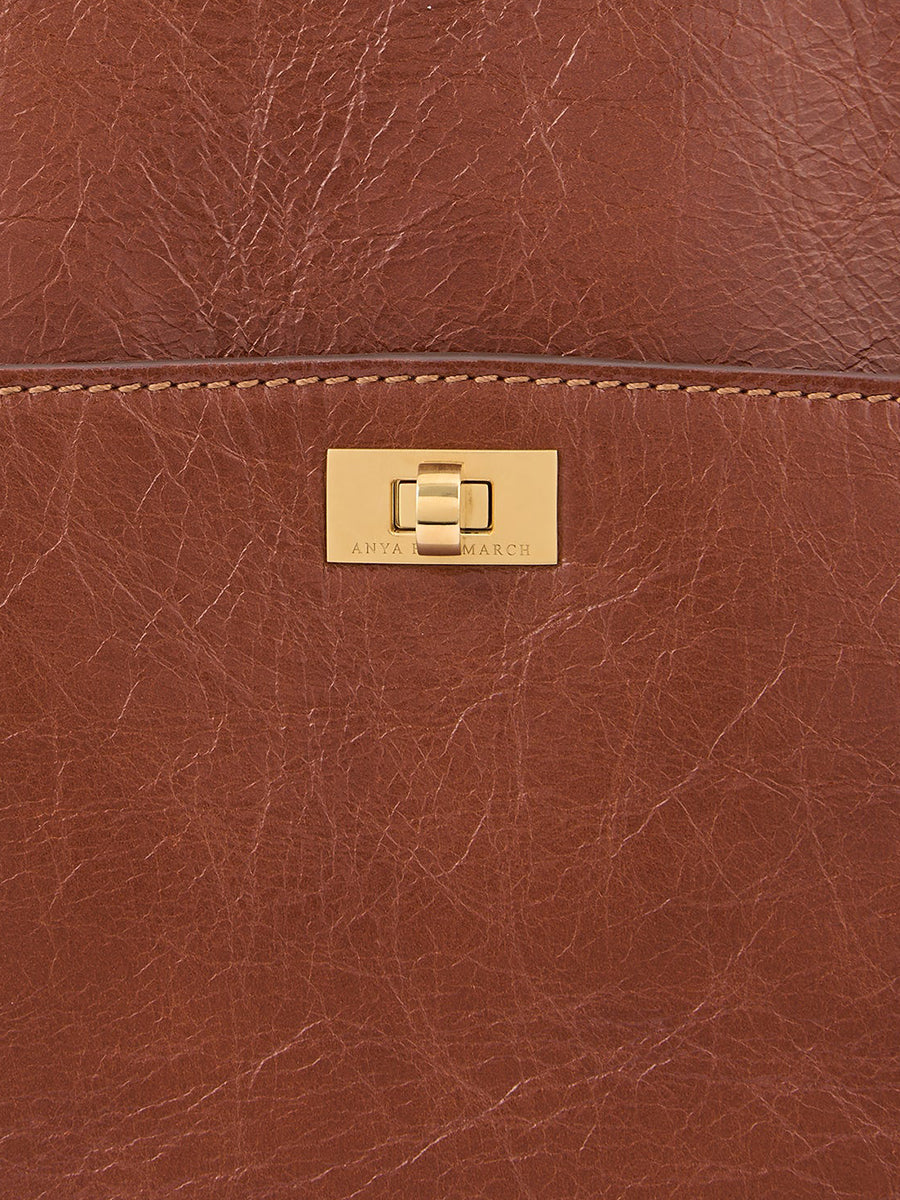 Anya Hindmarch | Wilson Shoulder Bag in Dark Cedar