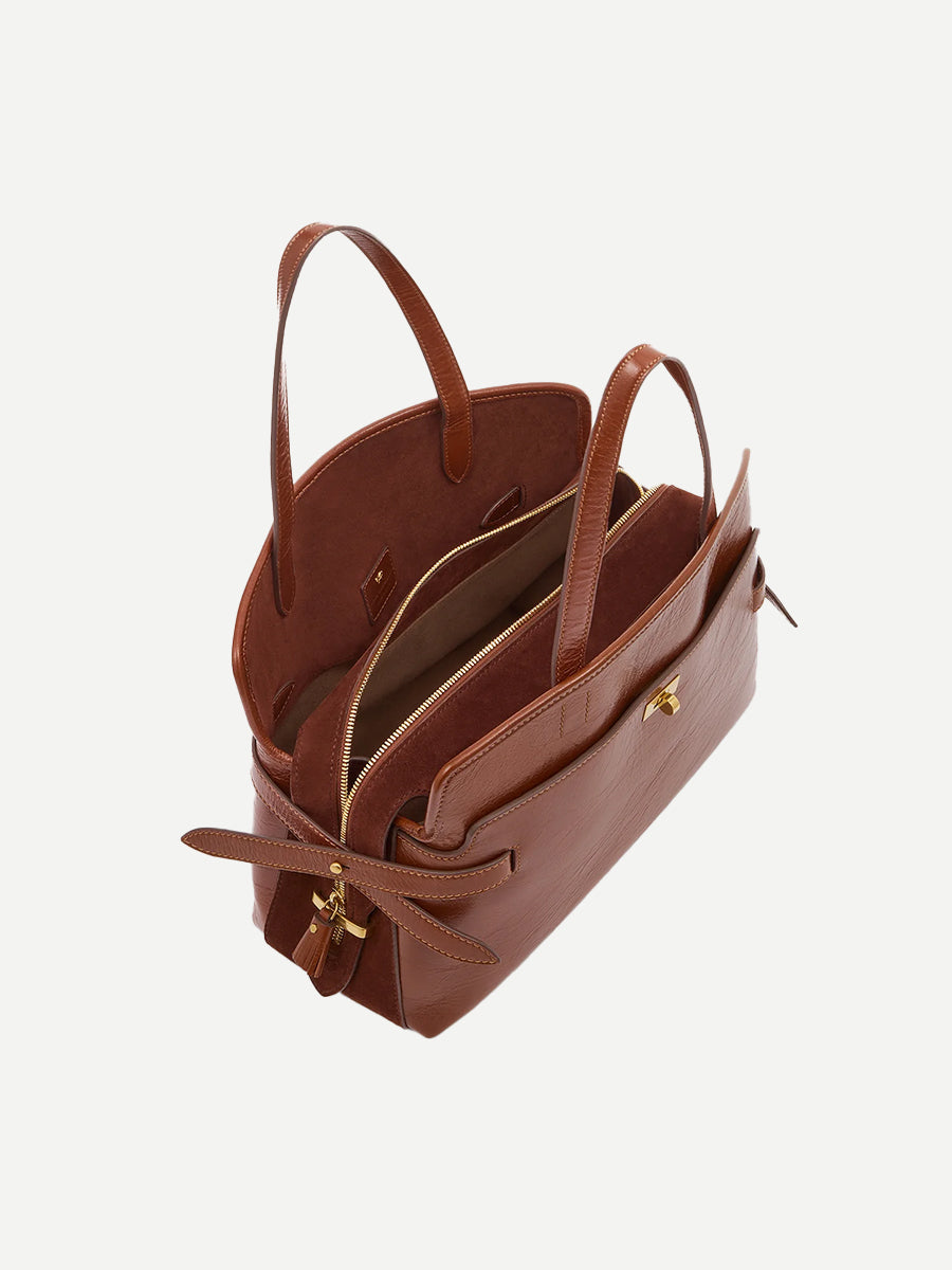 Anya Hindmarch | Wilson Shoulder Bag in Dark Cedar