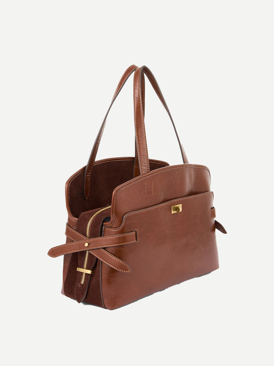 Wilson Shoulder Bag in Dark Cedar