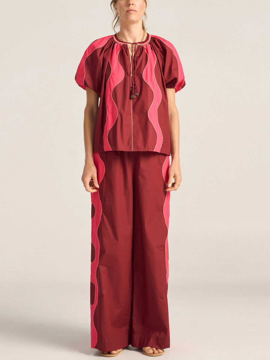 Ilio Nema Lybia Shirt in Pink and Red