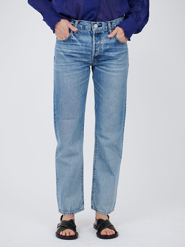 Moussy Vintage MV Sahlen Straight in Light Blue