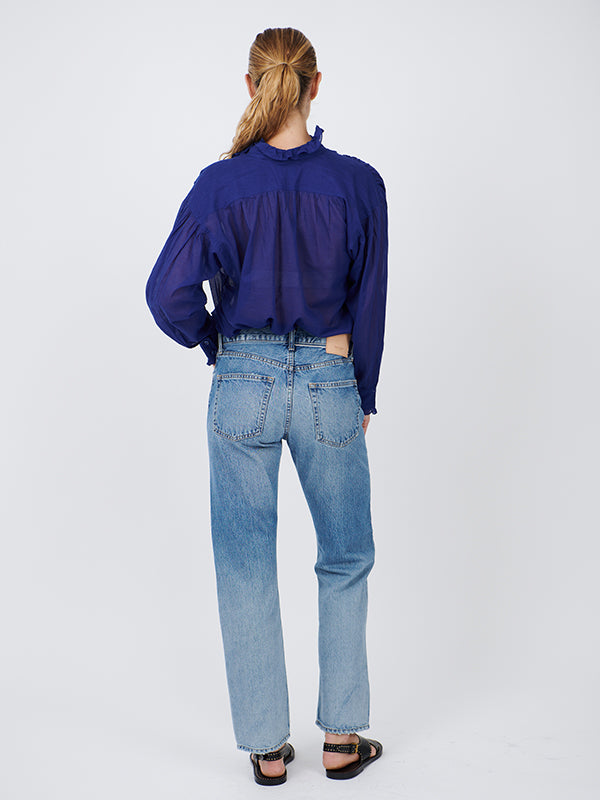 Moussy Vintage MV Sahlen Straight in Light Blue