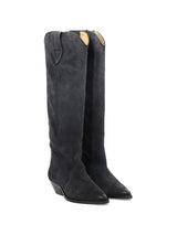 Isabel Marant Denvee High Boots in Faded Black