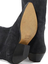 Isabel Marant Denvee High Boots in Faded Black
