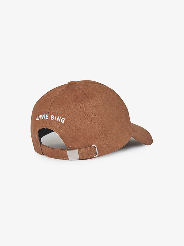 Jeremy Baseball Cap in Dark Camel