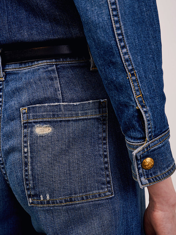 Nili Lotan Megan Jean in Classic Wash
