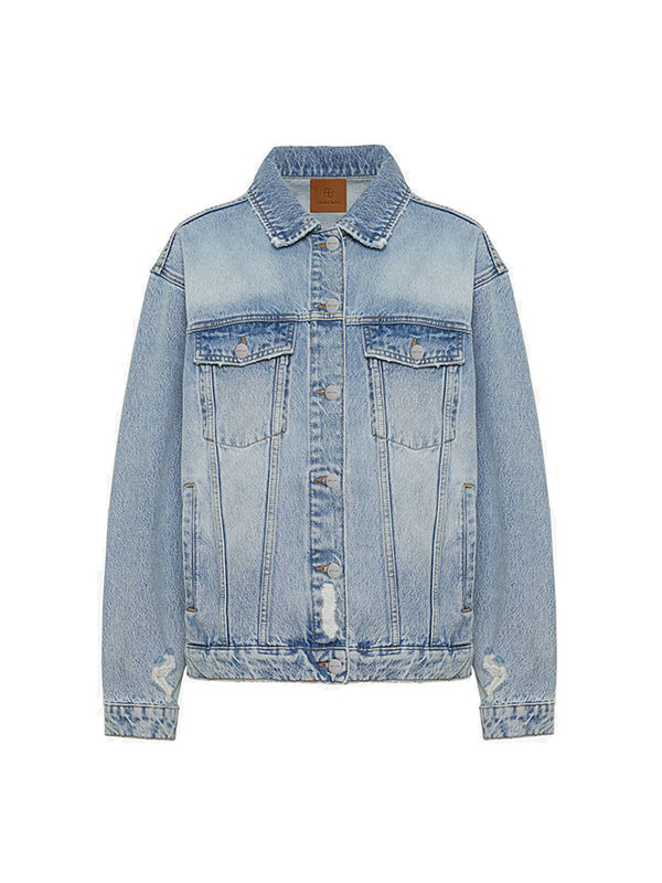 Anine Bing Rory Jacket in Vintage Blue