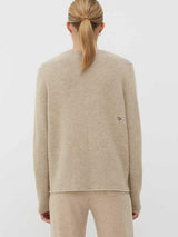 Chinti and Parker The Boxy Jumper in Oatmeal