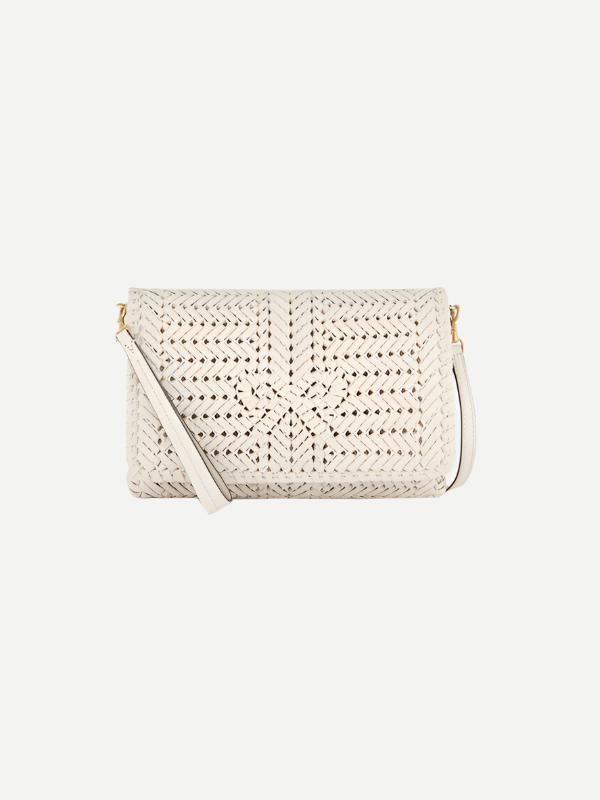 Anya Hindmarch The Neeson Cross Body in Chalk Shiny Capra