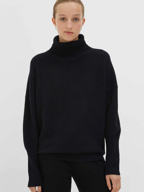 Chinti and Parker The Relaxed Polo in Black