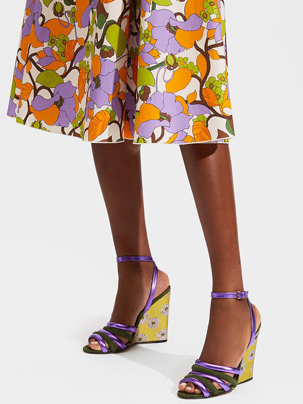La DoubleJ Tones Wedge in Margarita