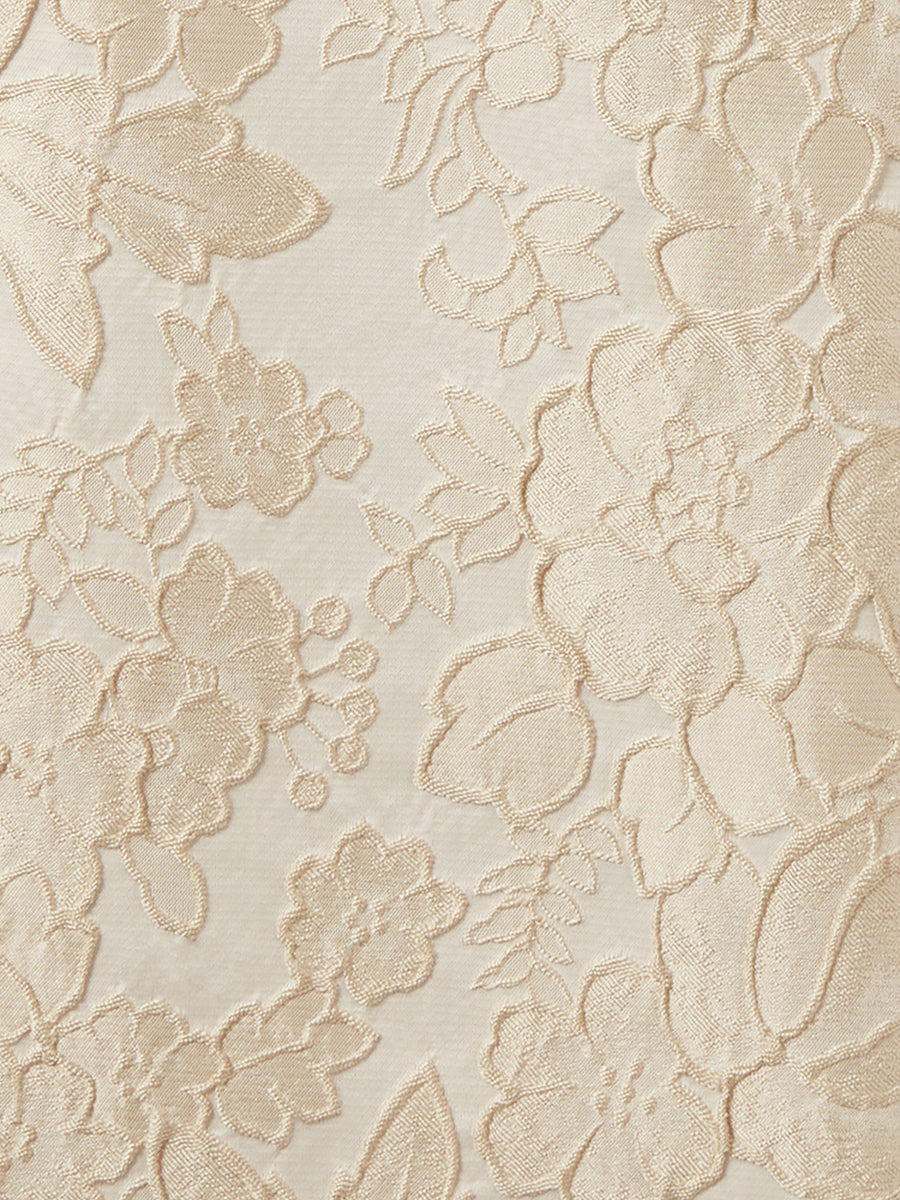 24/7 Matelasse Jacquard Pants in Peony Ivory