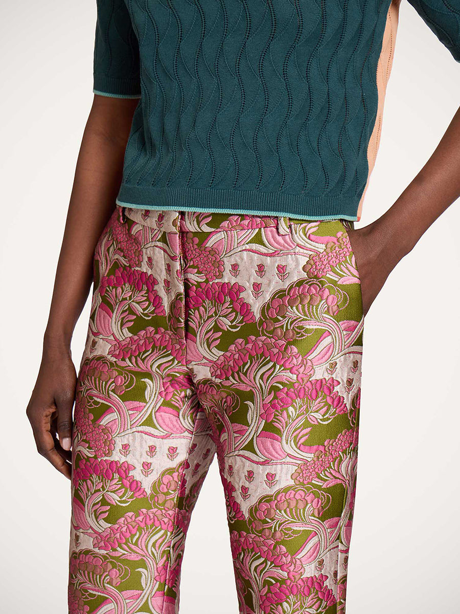 La DoubleJ 24/7 Pants in Florette Jacquard