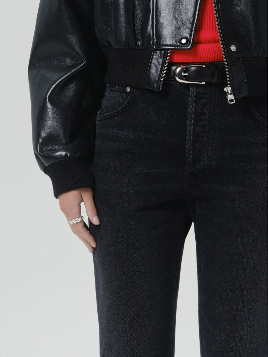 90s French High Rise Straight in Andreas