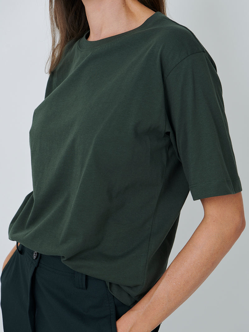 Dries Van Noten Heydu T-Shirt in Dark Green