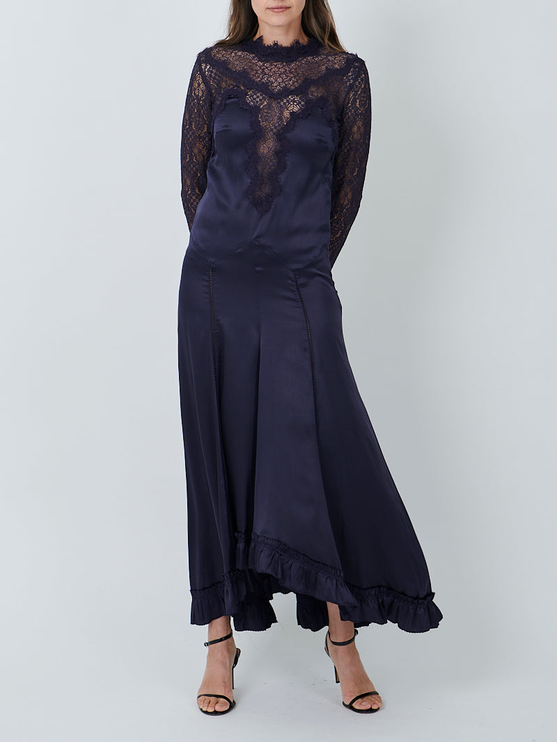 Isabel Marant Dolores Dress in Black Midnight