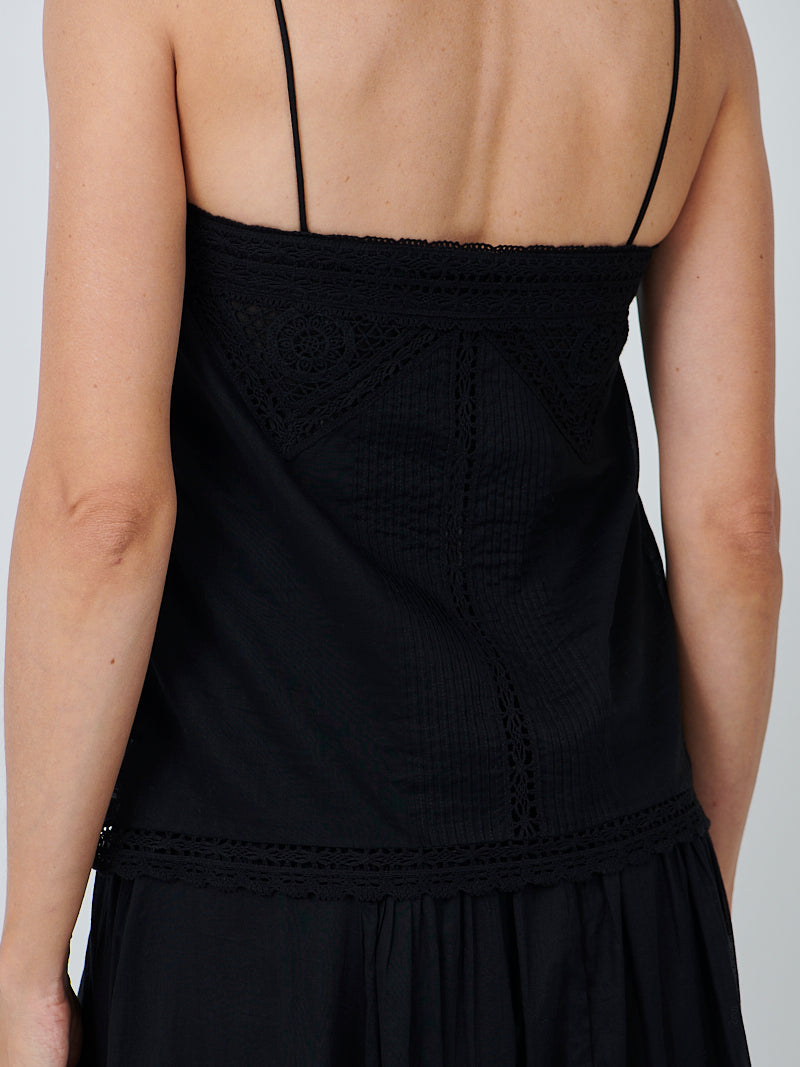 Isabel Marant Etoile Gaelia Top in Black