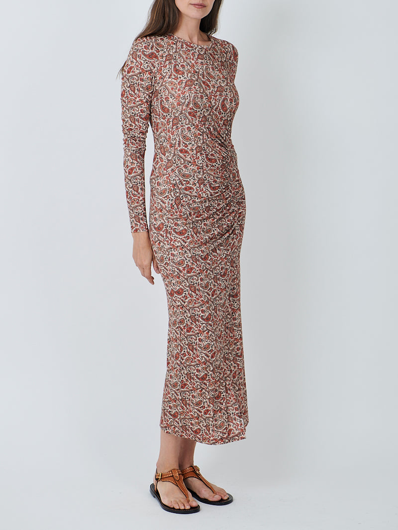 Isabel Marant Etoile Jelina Dress in Rust