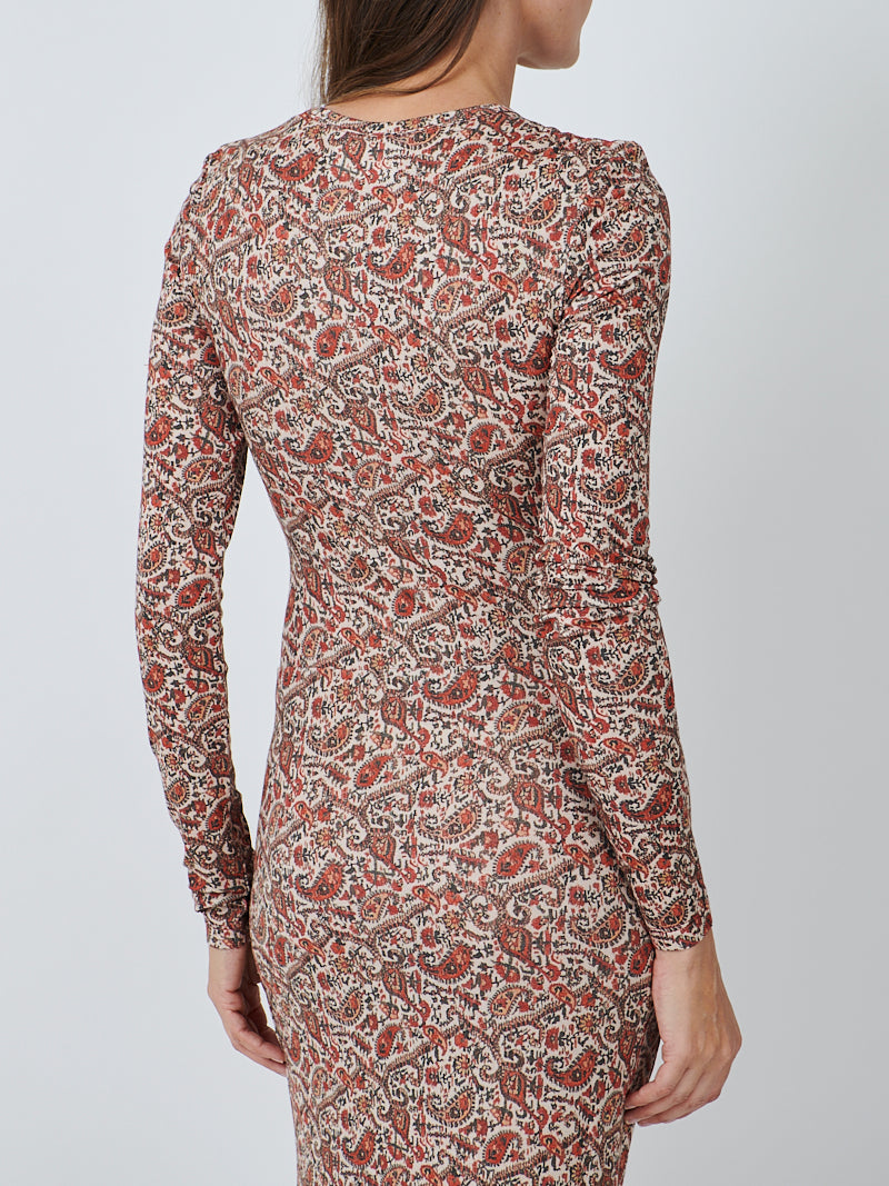 Isabel Marant Etoile Jelina Dress in Rust