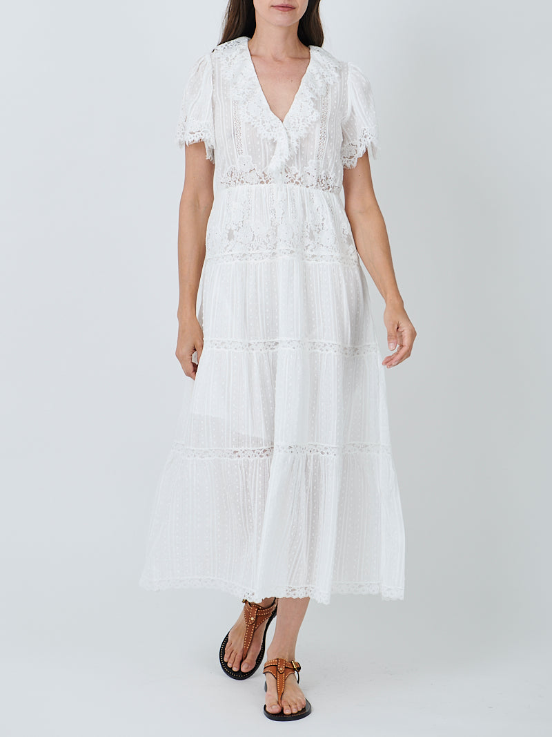Doen Gabriella Dress in Salt