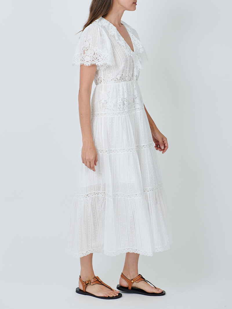 Doen Gabriella Dress in Salt