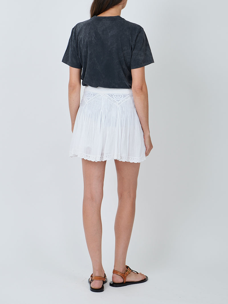 Isabel Marant Etoile Goldie Skirt in White