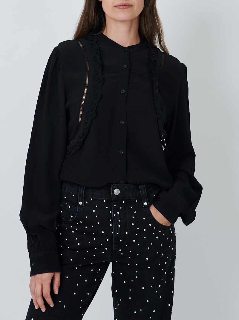 Isabel Marant Filippa Top in Black