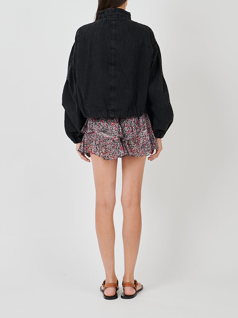 Plume Jacket in Faded Black