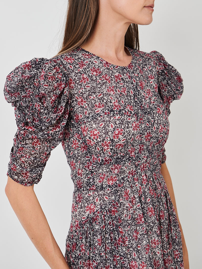 Sichellia Dress in Crushed Berry