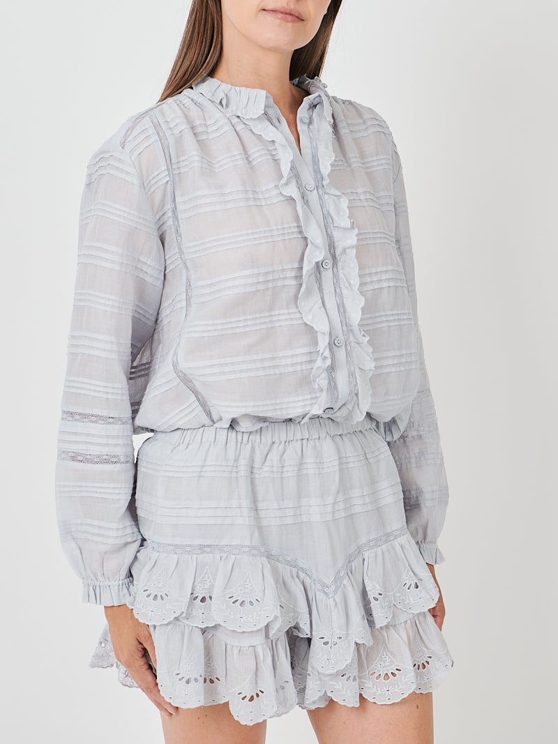 Isabel Marant Jocadia Shorts in Light Blue