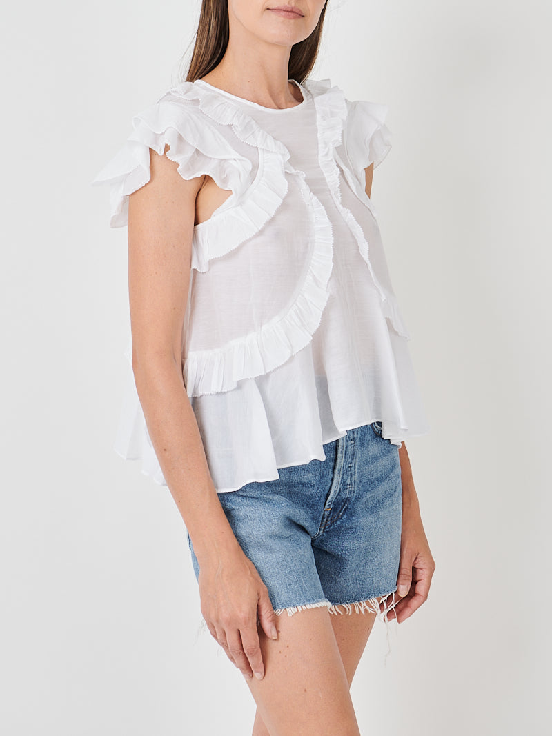 Nalou Top in White