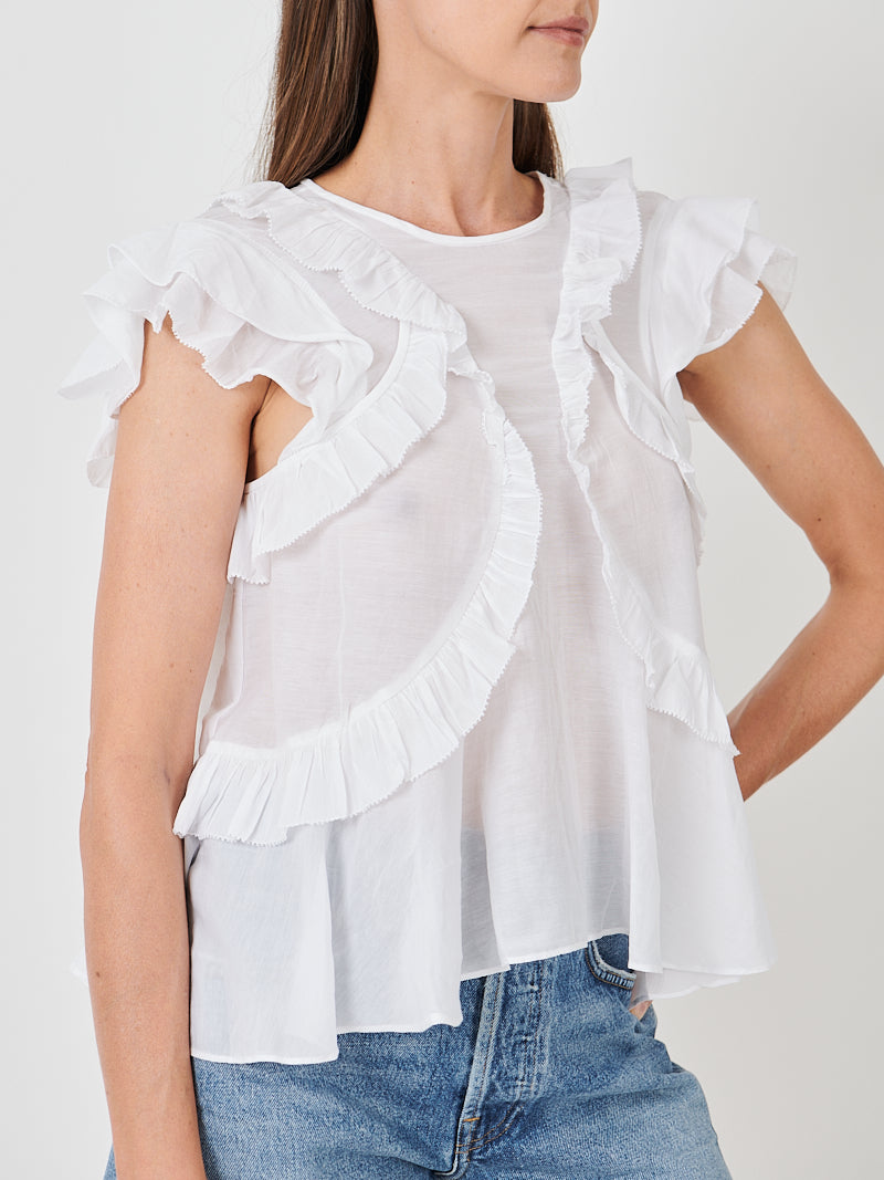 Nalou Top in White