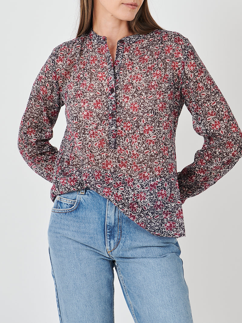 Maria Top in Crushed Berry