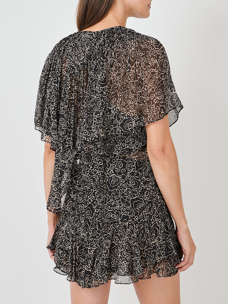 Sornal Shorts in Black/Ecru