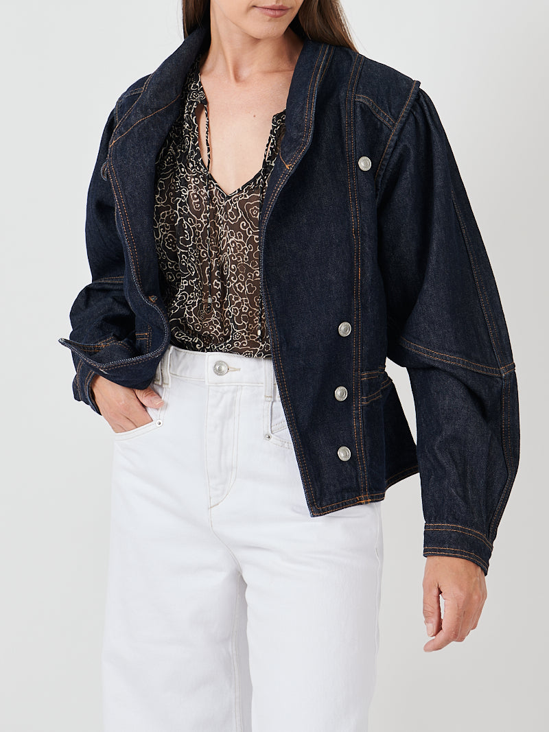 Isabel Marant Dolie Jacket in Dark Midnight