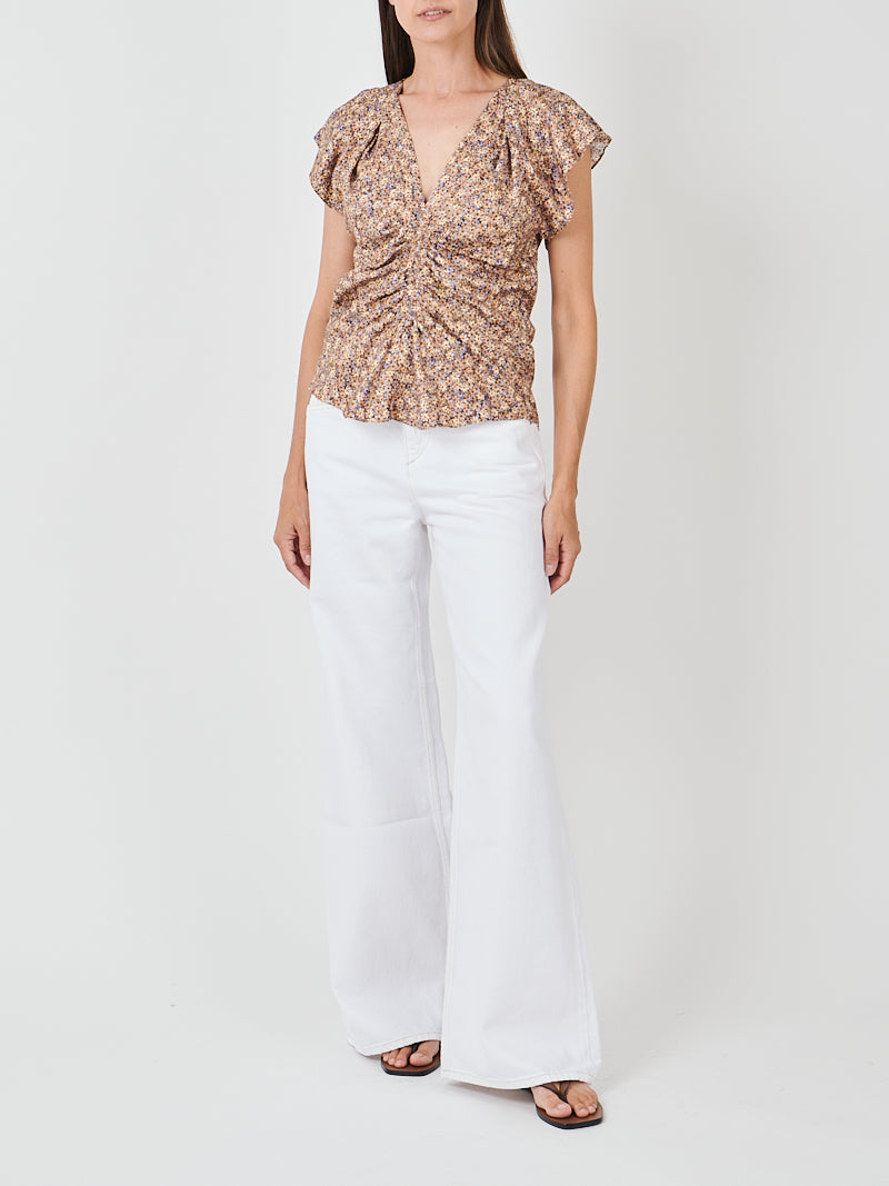 Isabel Marant Lonea Top in Ochre