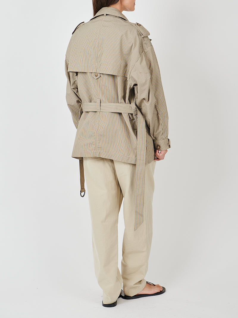 Claya Jacket in Beige/Khaki