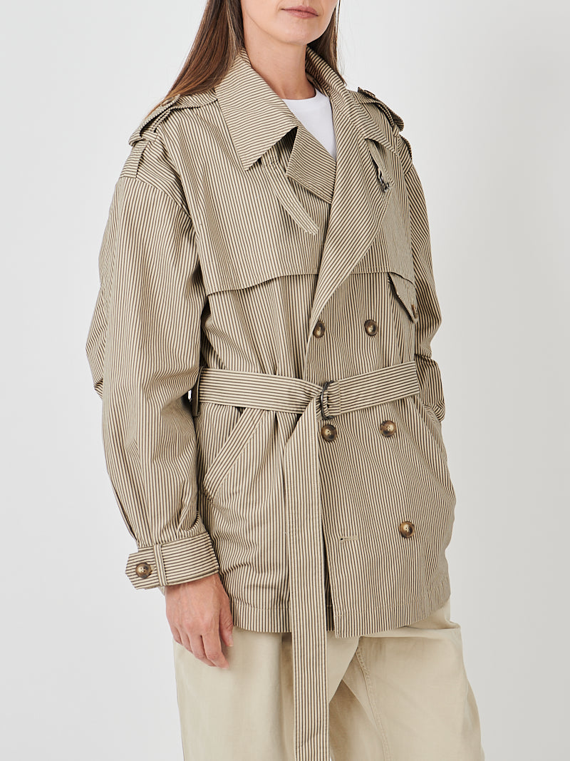 Isabel Marant Claya Jacket in Beige/Khaki