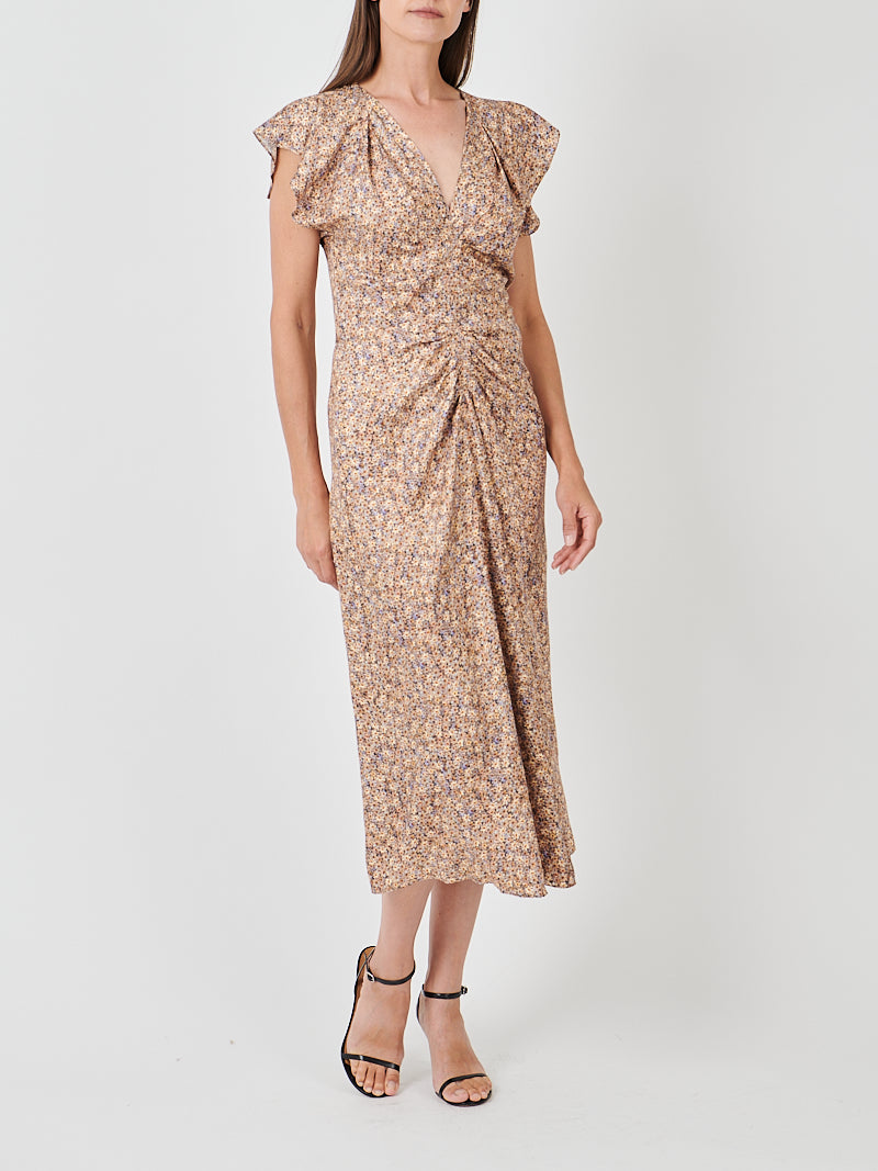 Isabel Marant Lyndsay Dress in Ochre