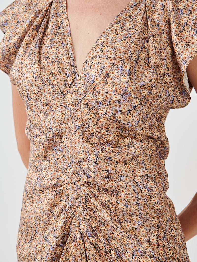 Isabel Marant Lyndsay Dress in Ochre